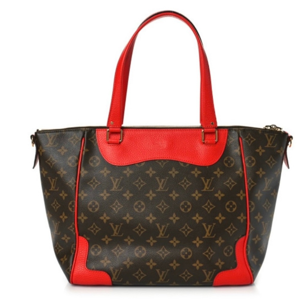 Louis Vuitton RED Monogram Canvas Estrela MM NM Bag